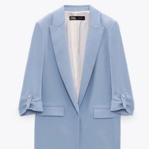 Zara BLAZER WITH ROLLED-UP SLEEVES